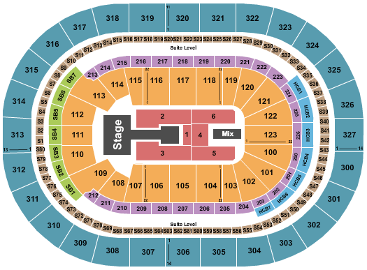 KeyBank Center Nicki Minaj Seating Chart